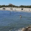 Italy, Veneto, Pellestrina beach, view from breakwater