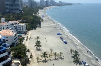 Colombia, Santa Marta, Bello Horizonte beach