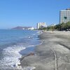 Colombia, Santa Marta, Bello Horizonte beach, water edge