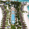 Maldives, North Male Atoll, Kuda Villingili island, aerial view