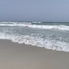 Oman, Ash Shuwaymiyyah beach, wet sand