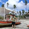 Philippines, Palawan, Aroma Beach, boat