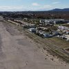 Spain, Valencia, Almenara beach, aerial view