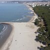 Albania, Golem beach, aerial view