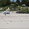 Bahamas, Andros, Kemp's Bay beach, view from water