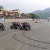 China, Dawan Bay beach, buggies