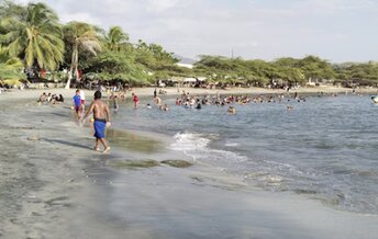 Colombia, Santa Marta, Playa Aeropuerto beach