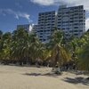 Colombia, Santa Marta, Playa Alcatraces beach, view from water