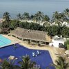 Colombia, Santa Marta, Playa Costa Azul beach, pools