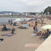 France, French Riviera, Bijou beach, promenade