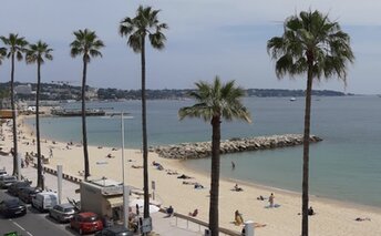 France, French Riviera, Juan les Pins beach