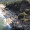 Greece, SunTan beach, aerial view