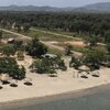 Honduras, Puerto Castilla beach, aerial view