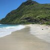 Indonesia, Sumbawa, Tropical Beach, wet sand