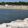 Italy, Veneto, Cavallino beach, view from breakwater