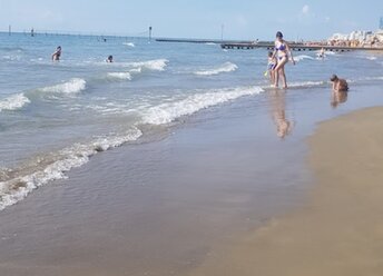 Italy, Veneto, Porto di Piave Vecchia beach