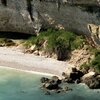 Oman, Menji beach, aerial view