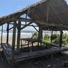 Philippines, Palawan, Kamuning beach, tiki hut