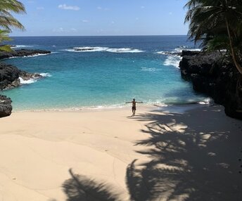 Sao Tome and Principe, Rolas, Battery Beach