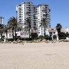 Spain, Valencia, El Puig beach, view from water