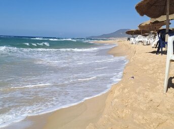 Tunisia, Al-Zawa beach