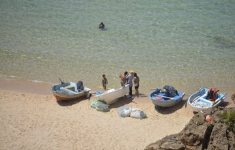 Tunisia, El Mgaseb beach