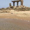 Tunisia, Sidi Mechreg beach, arch