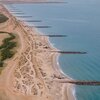 United Arab Emirates (UAE), Al Rams beach, aerial view