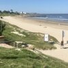 Uruguay, Playa Buceo beach, view from above