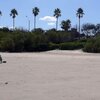 Uruguay, Playa Verde beach, palms