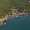 Albania, Gjeneralit beach, aerial view