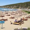 Albania, Gjeneralit beach, tiki huts