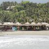 Colombia, Barranquilla, Playa Caribe beach, view from water