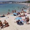 France, French Riviera, La Croisette beach, right