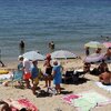 France, French Riviera, La Croisette beach, swimming