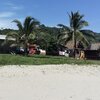 Honduras, Punta Piedra beach, view from water