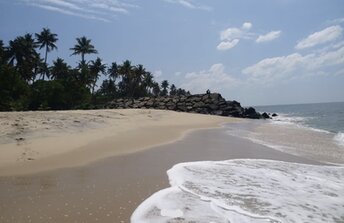 India, Kerala, Omanapuzha beach