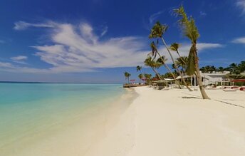 Maldives, North Male Atoll, Olhahali island, beach