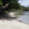 Panama, Playa Larga beach, left