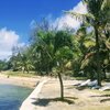 Rodrigues, Anse aux Anglais beach, sunbeds