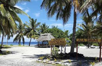 Samoa, Savaii, Cape Mulinuu beach