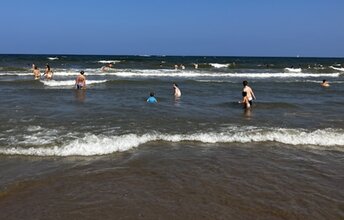 Spain, Valencia, El Cabanyal beach