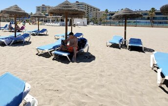 Spain, Valencia, Patacona beach