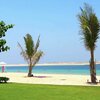 UAE, Dubai Islands beach, palms