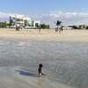 UAE, Umm Al Quwain beach, view from water