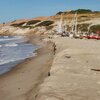 Brazil, Barra da Sucatinga beach, coastal erosion