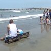 Colombia, Barranquilla, Puerto Colombia beach