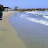 Colombia, Barranquilla, Puerto Colombia beach, wet sand