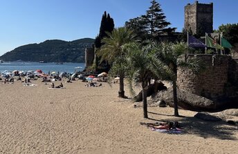 France, French Riviera, Plage du Chateau beach