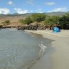 Hawaii, Mau'umae beach, water edge